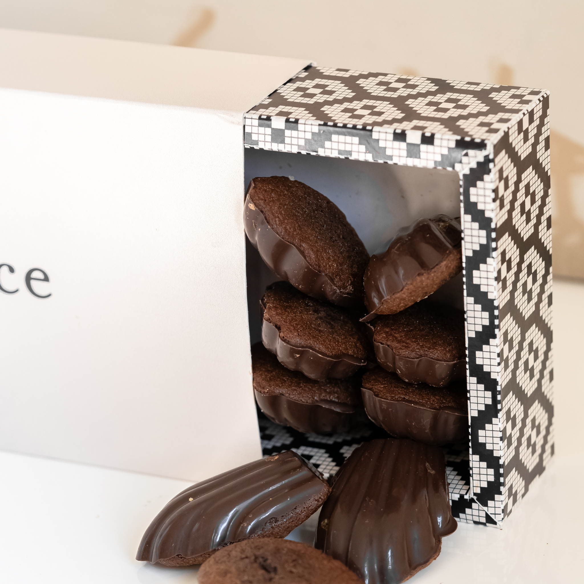 Madeleines de chocolate