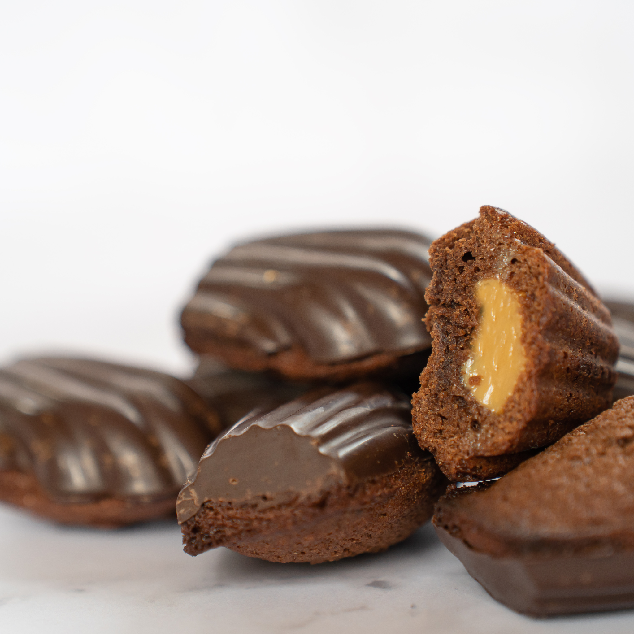 Madeleines de chocolate