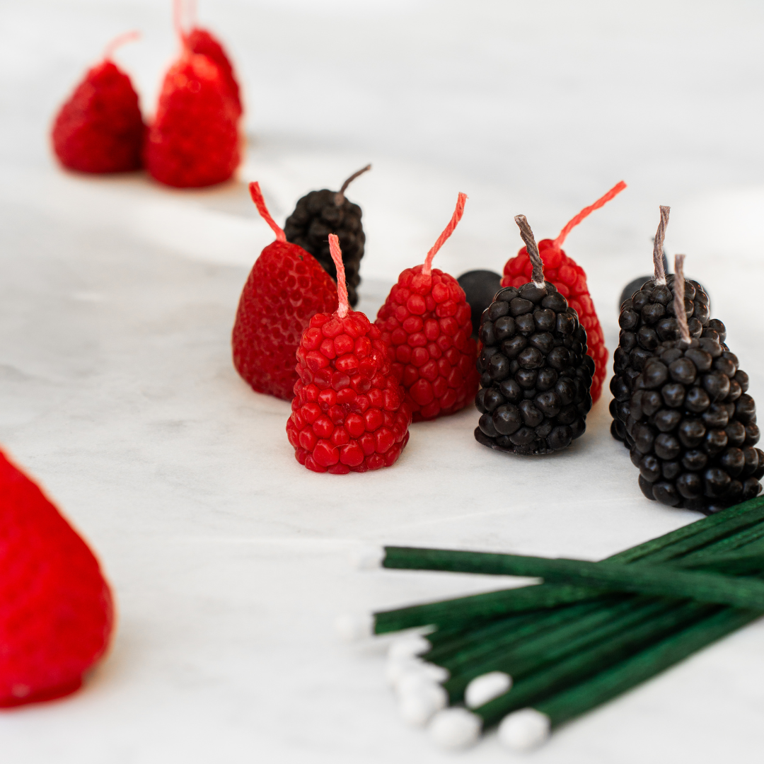 Pack 12 Velas Berries