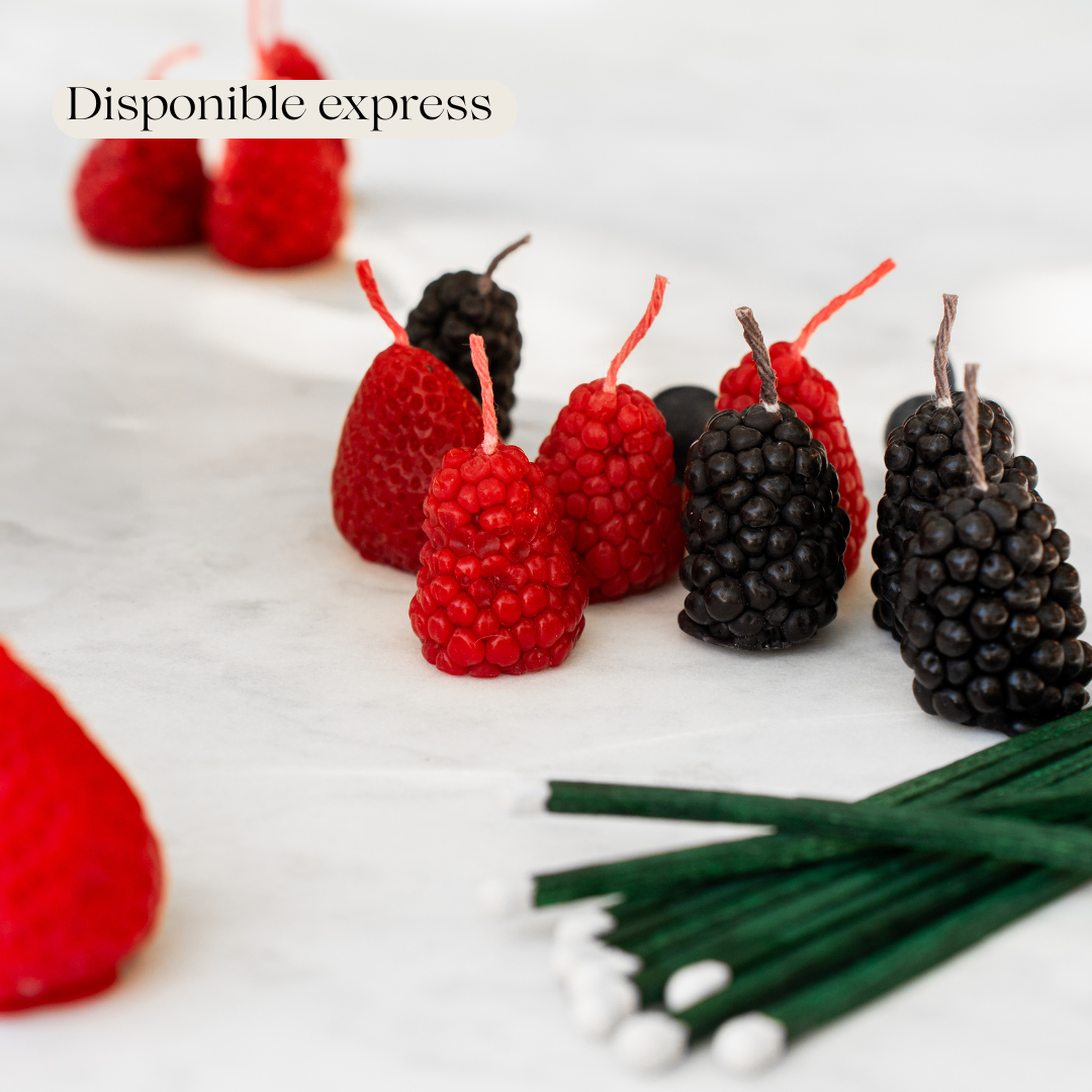 Pack 12 Velas Berries