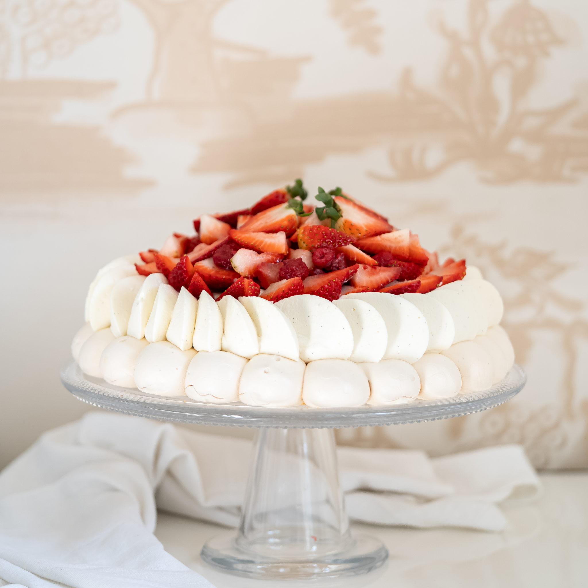 Pavlova de frutos rojos