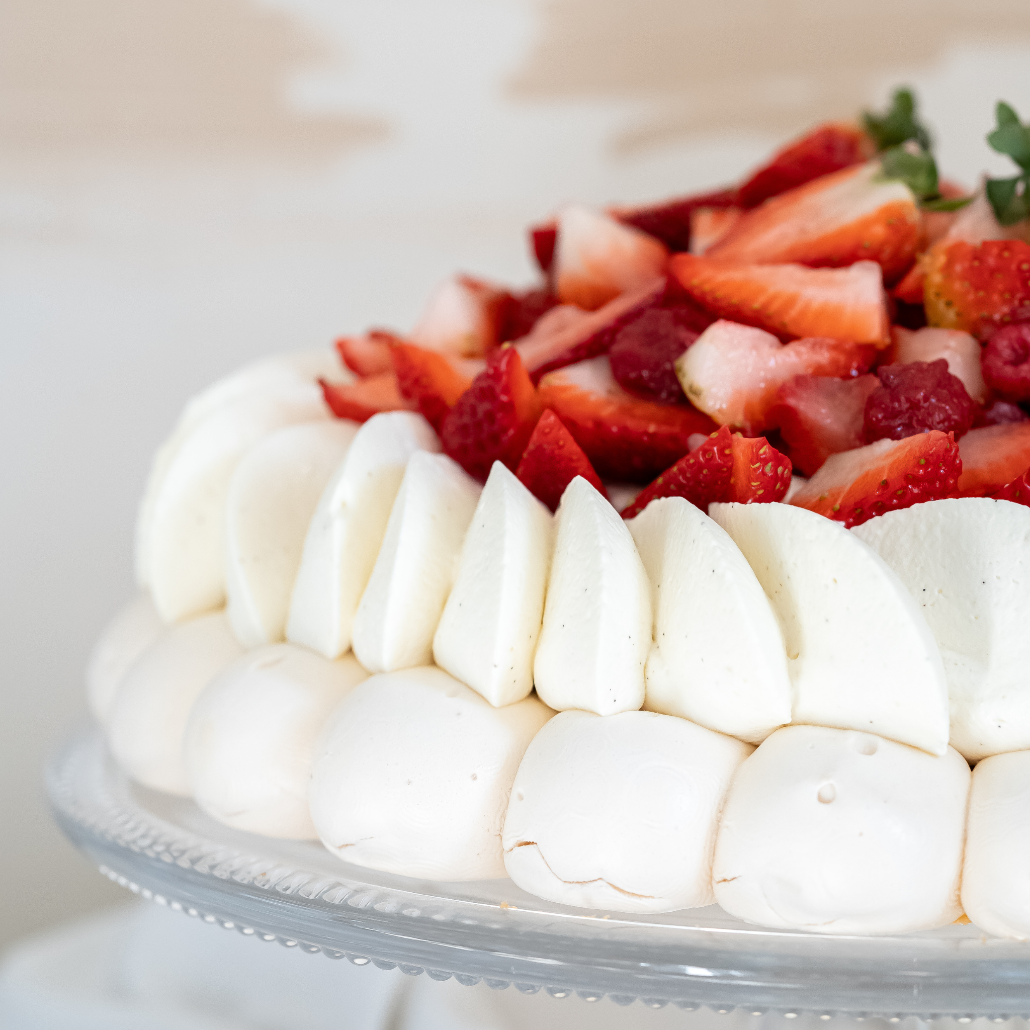 Pavlova de frutos rojos