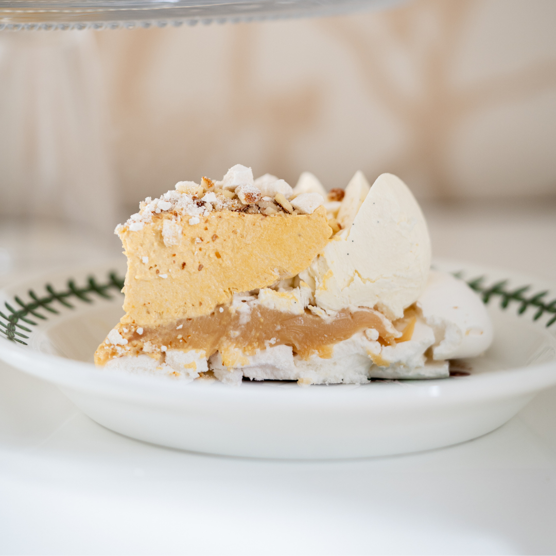 Pavlova de lúcuma