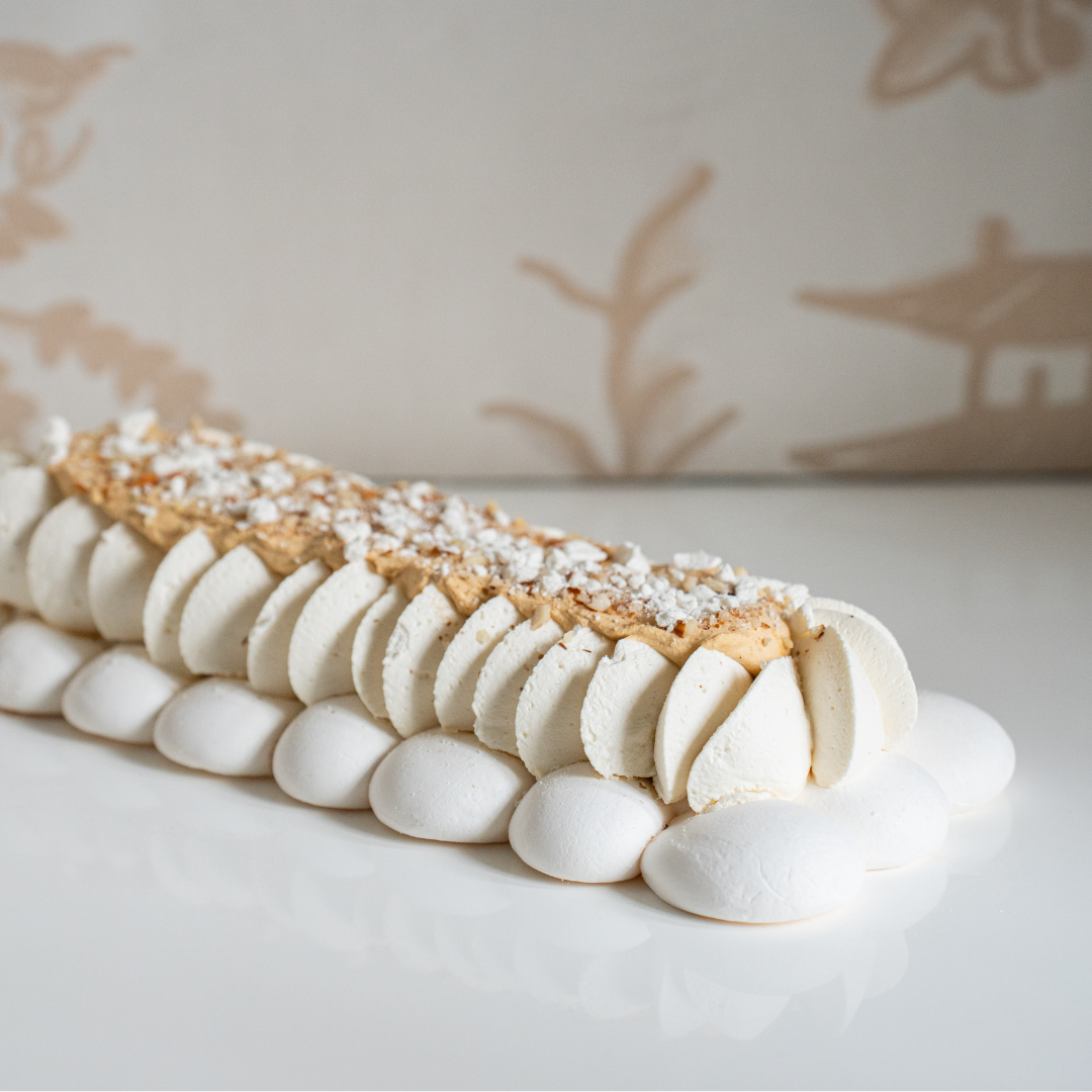 Pavlova de lúcuma