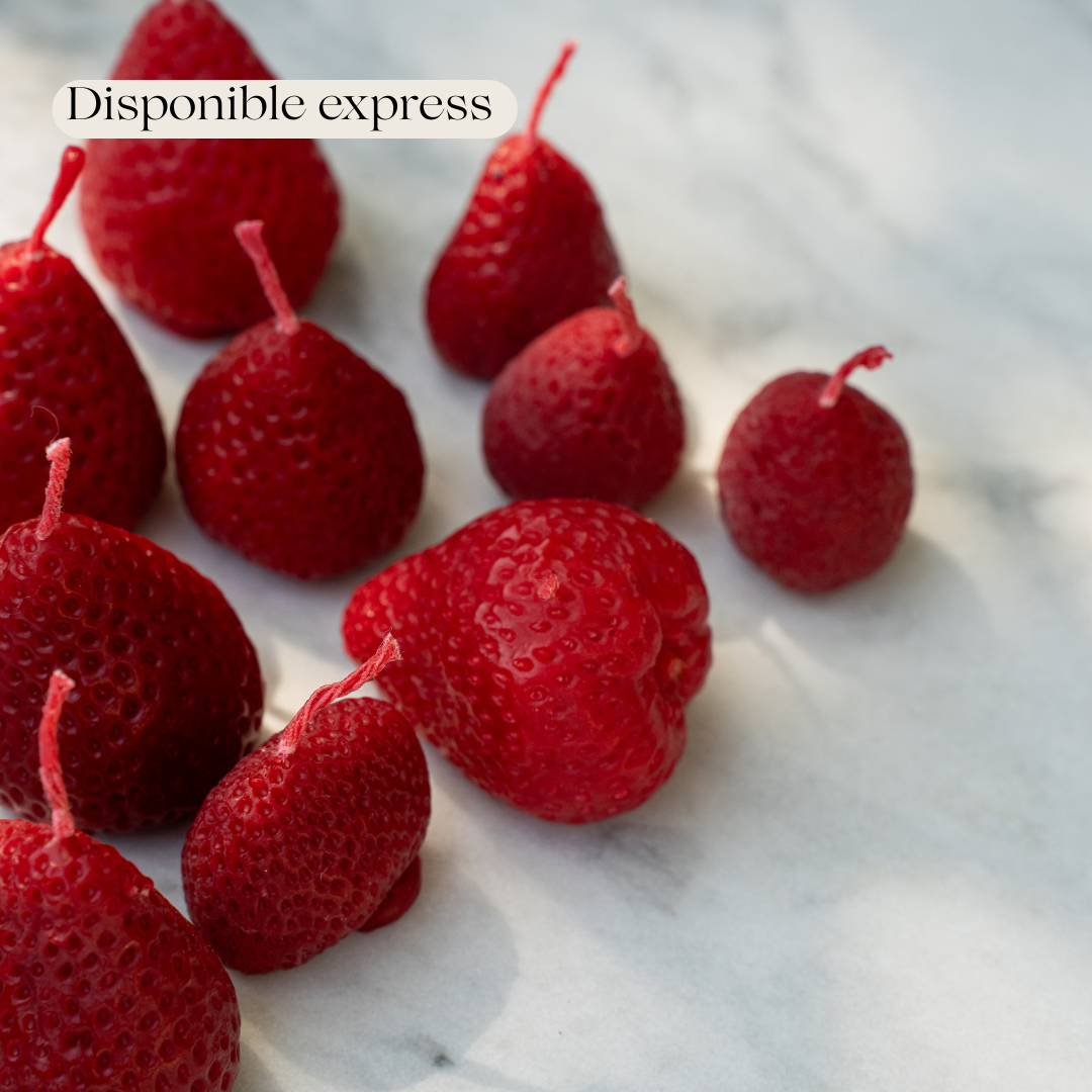 Pack 8 Velas frutilla
