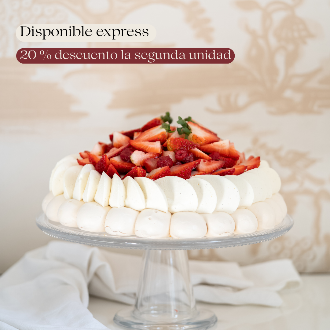 Pavlova de frutos rojos