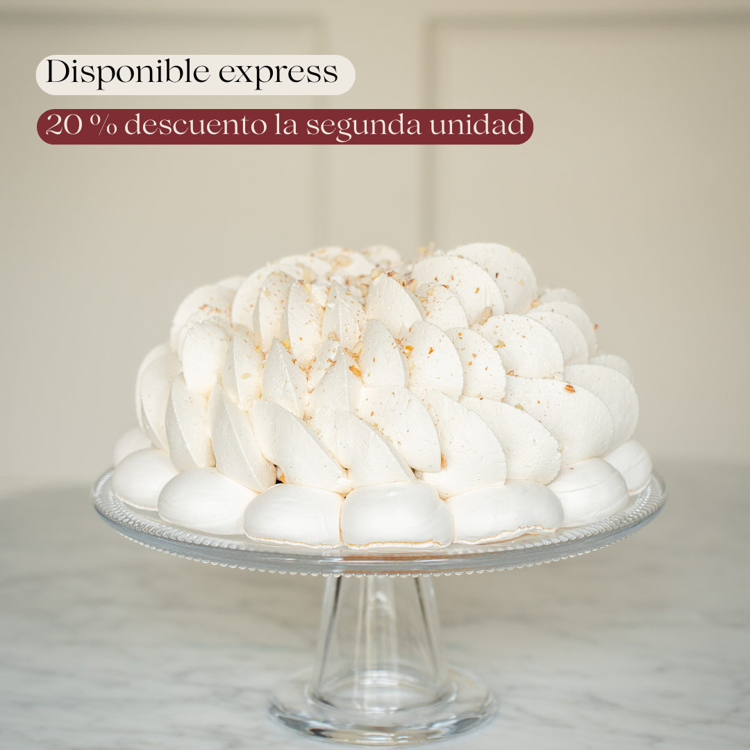 Pavlova de Dulce de Castaña