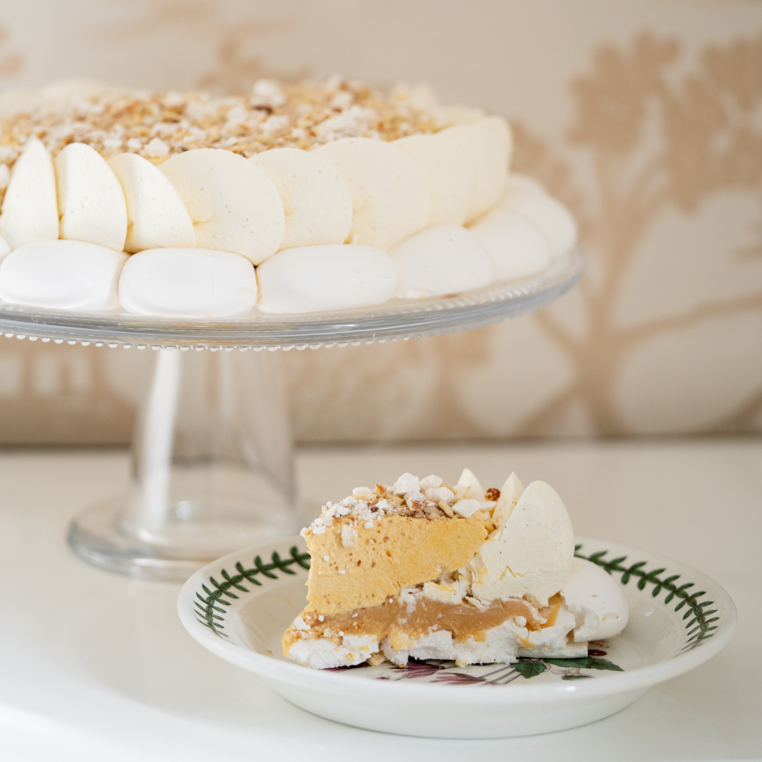 Pavlova de lúcuma