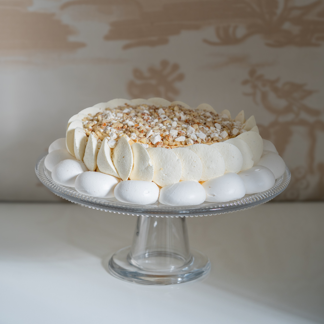 Pavlova de lúcuma